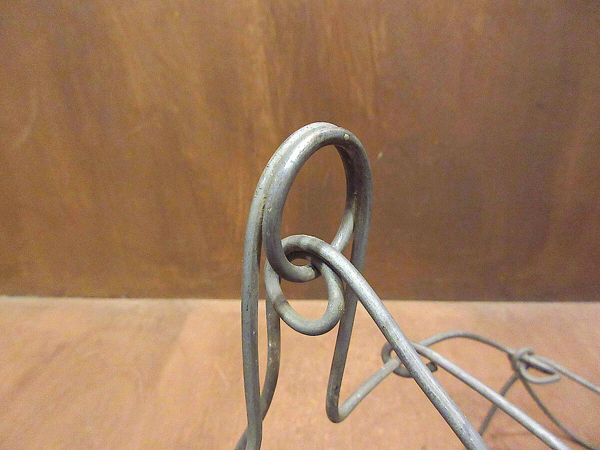 ビンテージハンガー ビンテージ-20's○メタル立体ハンガー○210924s8-otclct