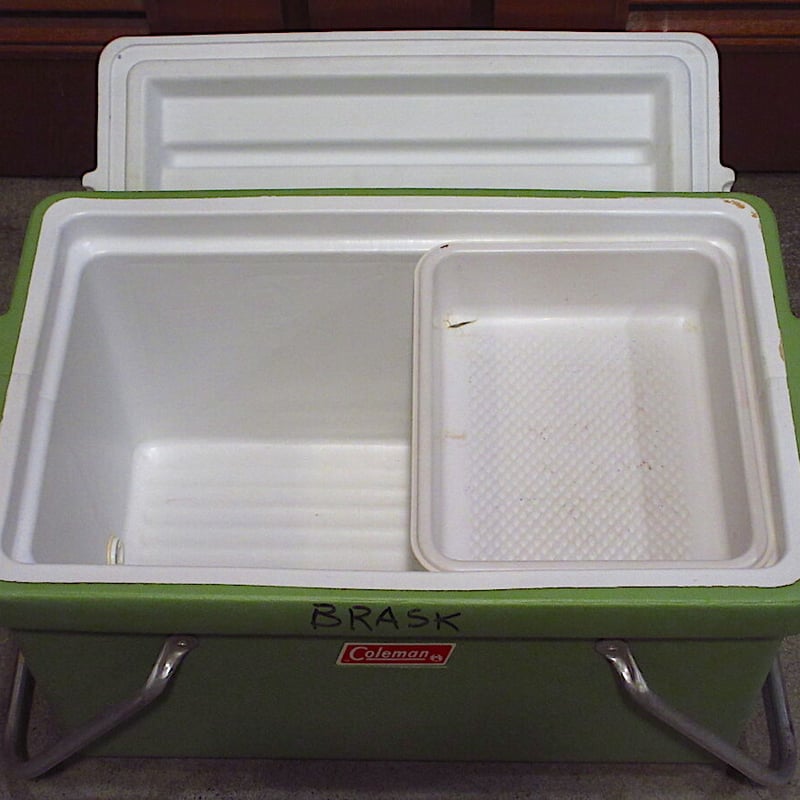 ビンテージ70's○Colemanクーラーボックスアボカドグリーン