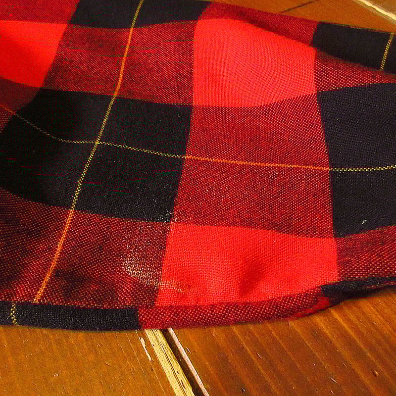 ビンテージ80's○SAUGATUCKチェックネルシャツ赤×黒×黄色size M○241113