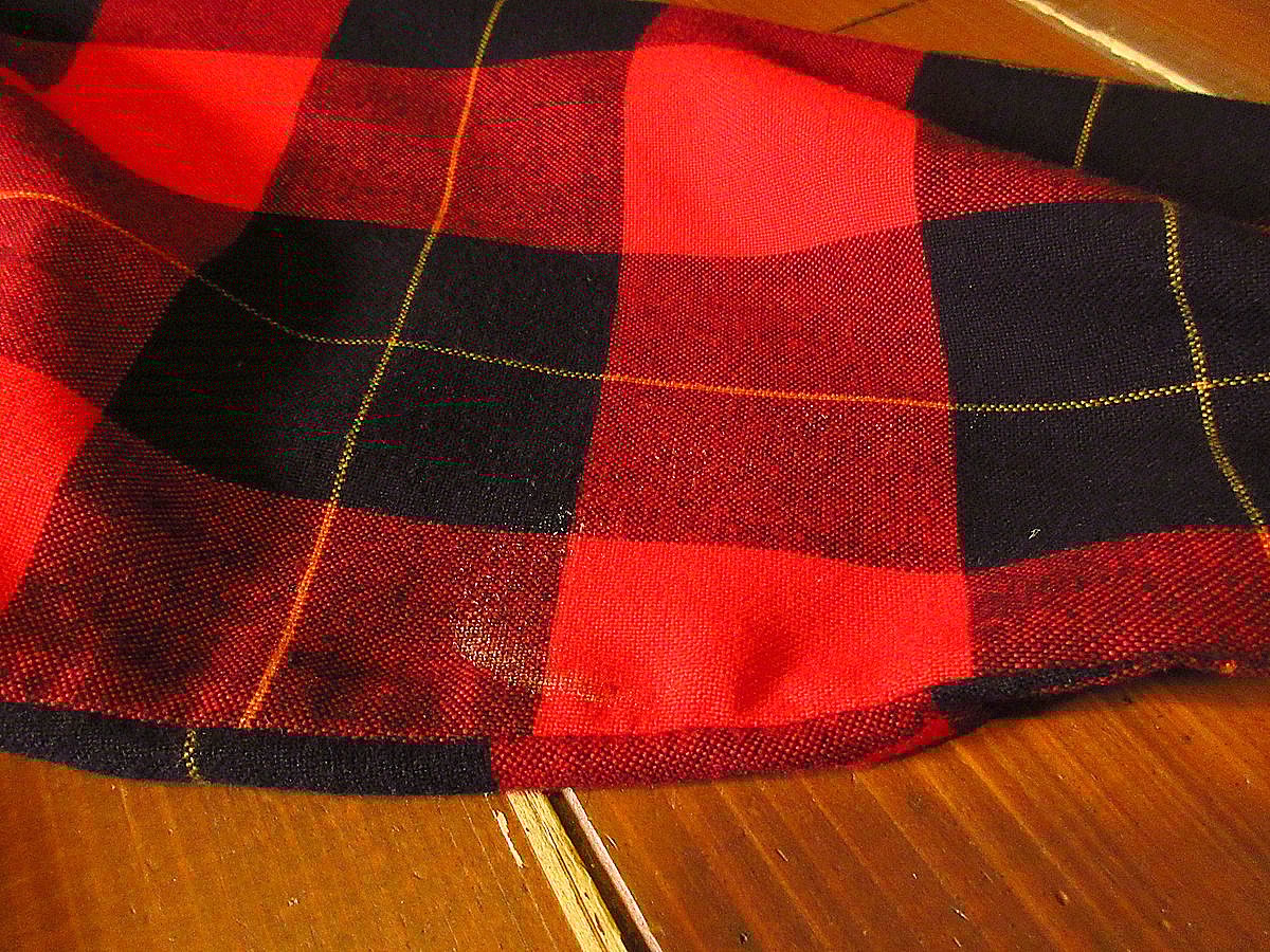 ビンテージ80's○SAUGATUCKチェックネルシャツ赤×黒×黄色size M