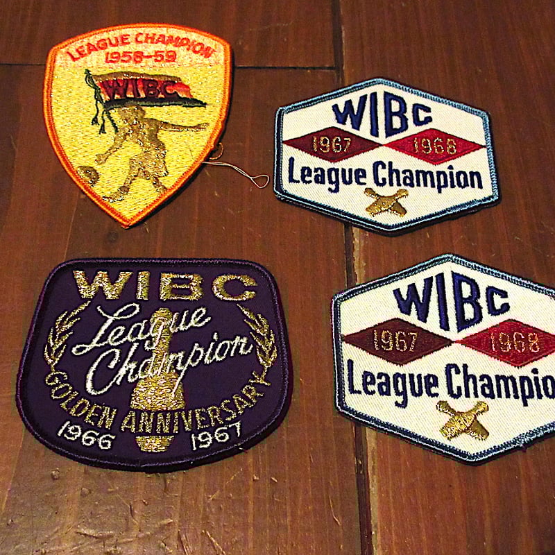 ビンテージ50's60's○WIBCワッペン4個セット○260225j1-otclct雑貨19