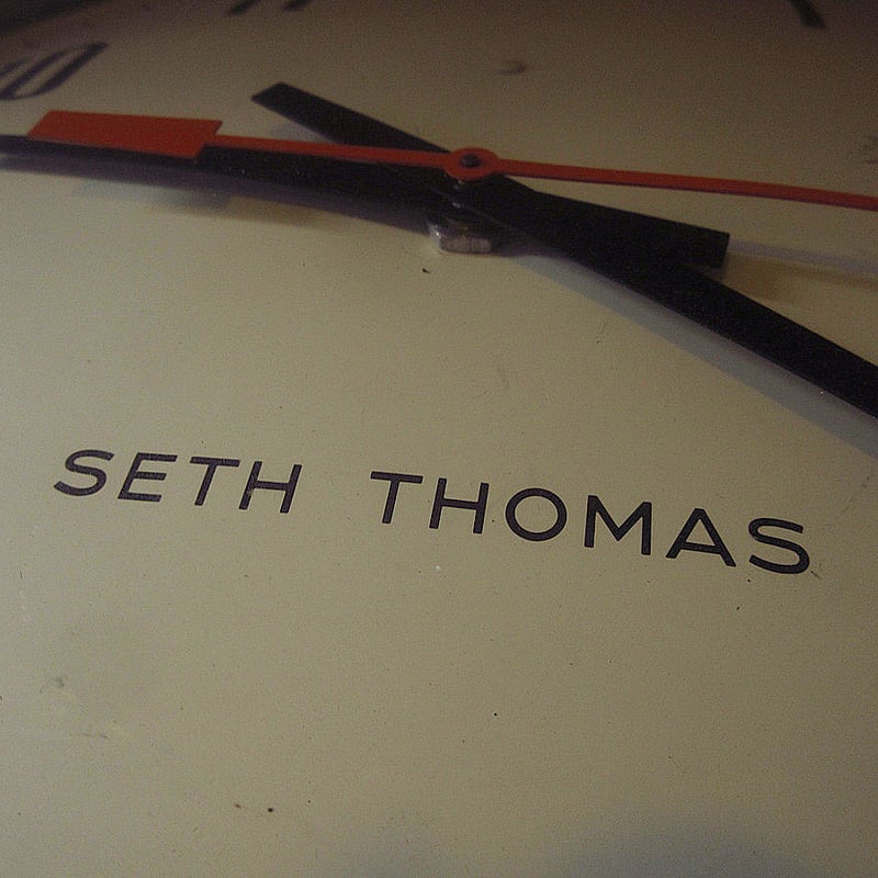 ビンテージ40's50's○SETH THOMASウォールクロック○240209k7 ビンテージ40's50's○SETH THOMASウォールクロック○240209k7