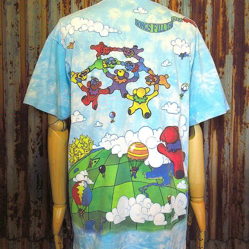 ビンテージ90's○GRATEFUL DEADタイダイパラシュートプリントT ビンテージ90's○GRATEFUL DEADタイダイパラシュートプリントT