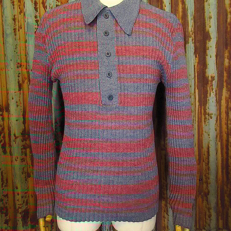 ビンテージ70's○COLUMBIA KNIT THUNDERBIRDヘンリーネック ビンテージ70's○COLUMBIA KNIT THUNDERBIRDヘンリーネック