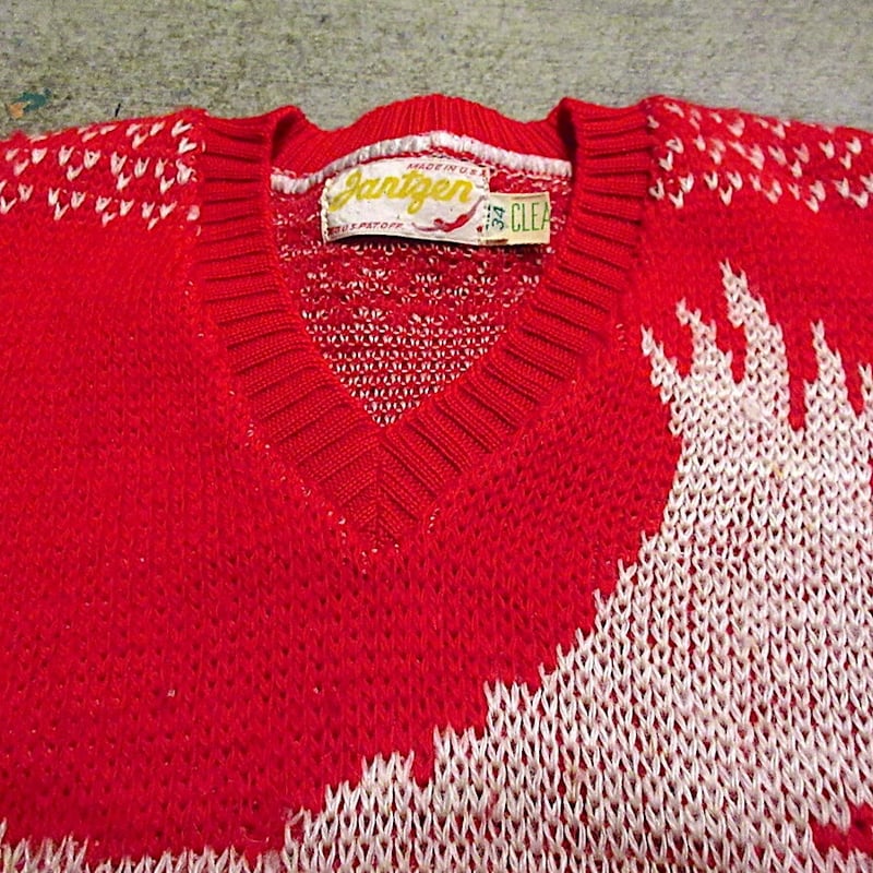 Jantzen 1940〜50s ウールジャガードセーター