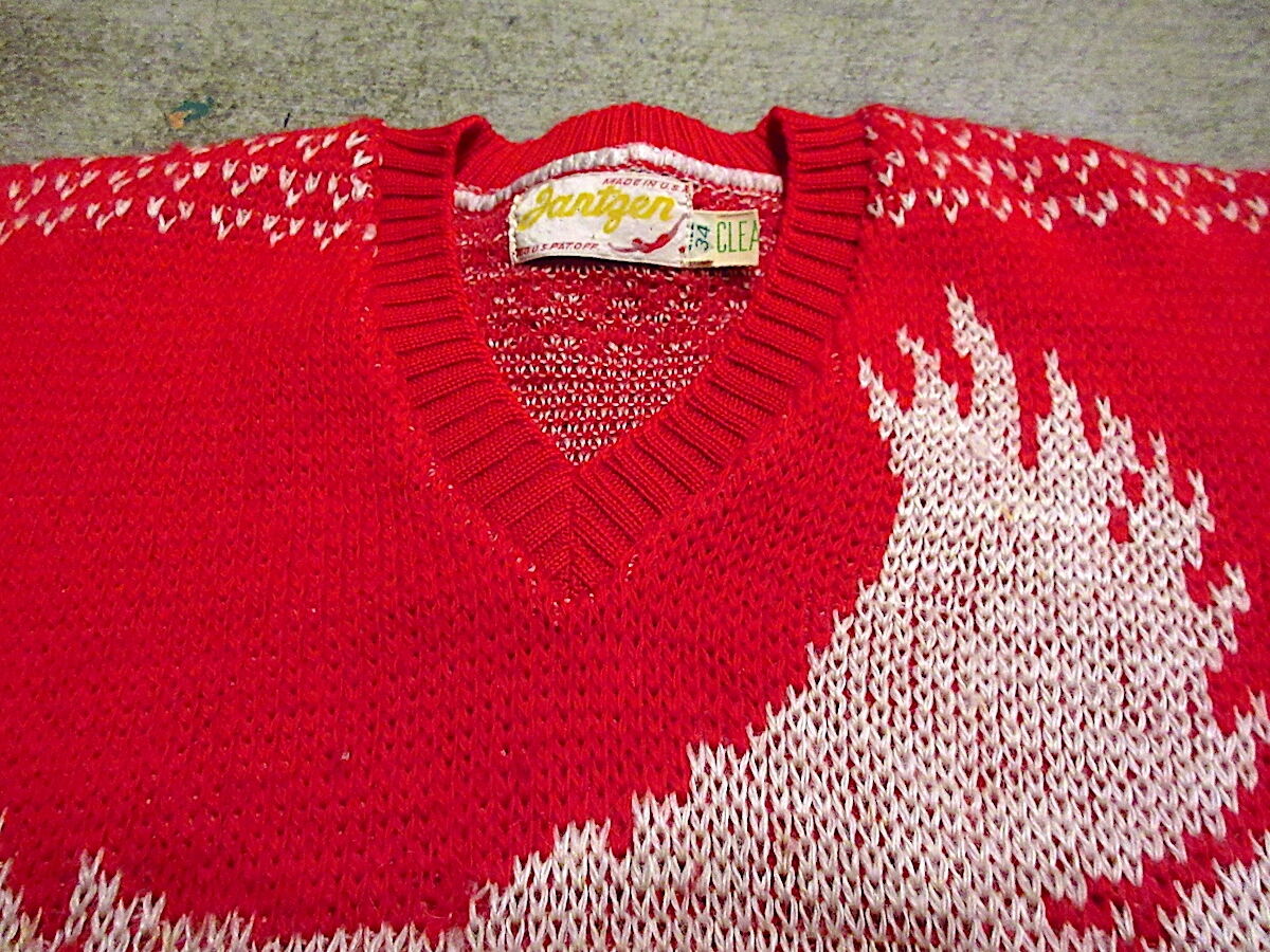 40's ジャガードセーター Jantzenジャガードセーター 40s 50s Jantzen