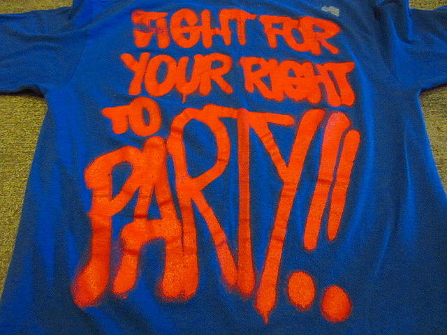 fight for your right 未使用　シャツ