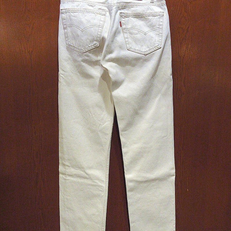 ビンテージ90's○Levi's 501生成り実寸W76cm○221021s7-m-pnt-j