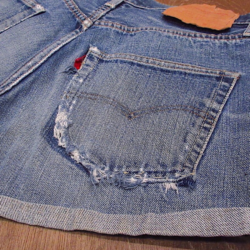 ビンテージ60's○Levi's 501 BIG Eデニムカットオフショーツ実寸W73cm