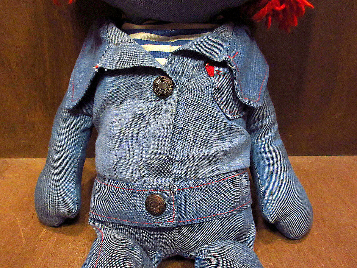 ビンテージ70's○Levi's Dennim Rag Doll○220414k6-doll