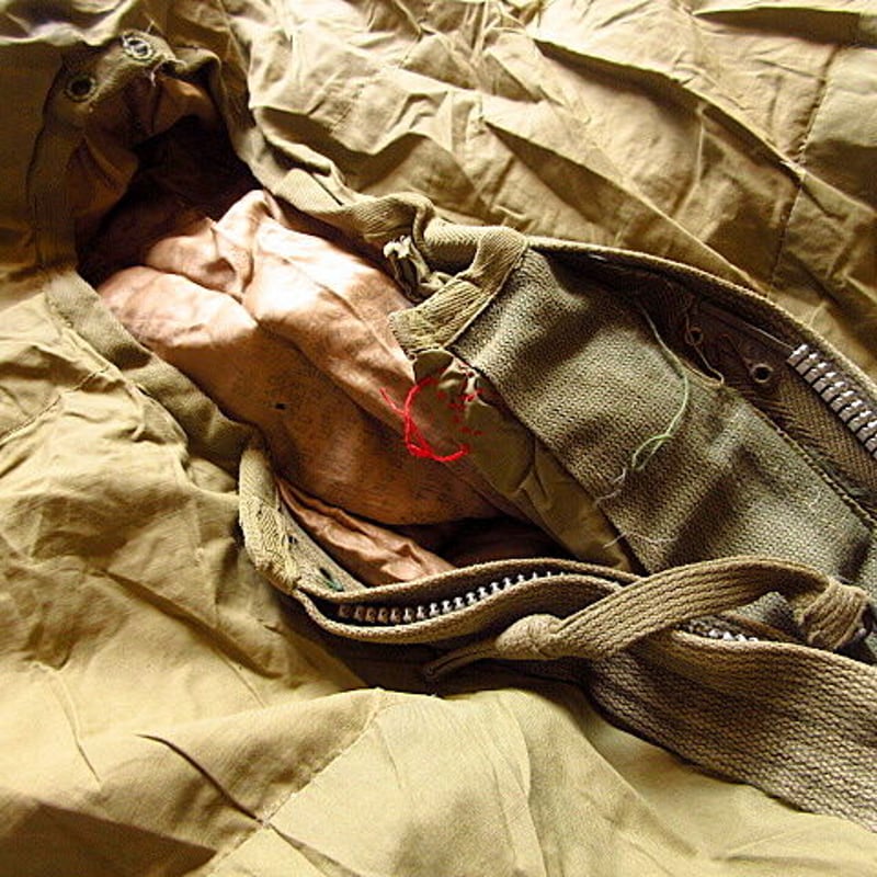 ビンテージ40's○M-1949ミリタリースリーピングバッグ○200929f3