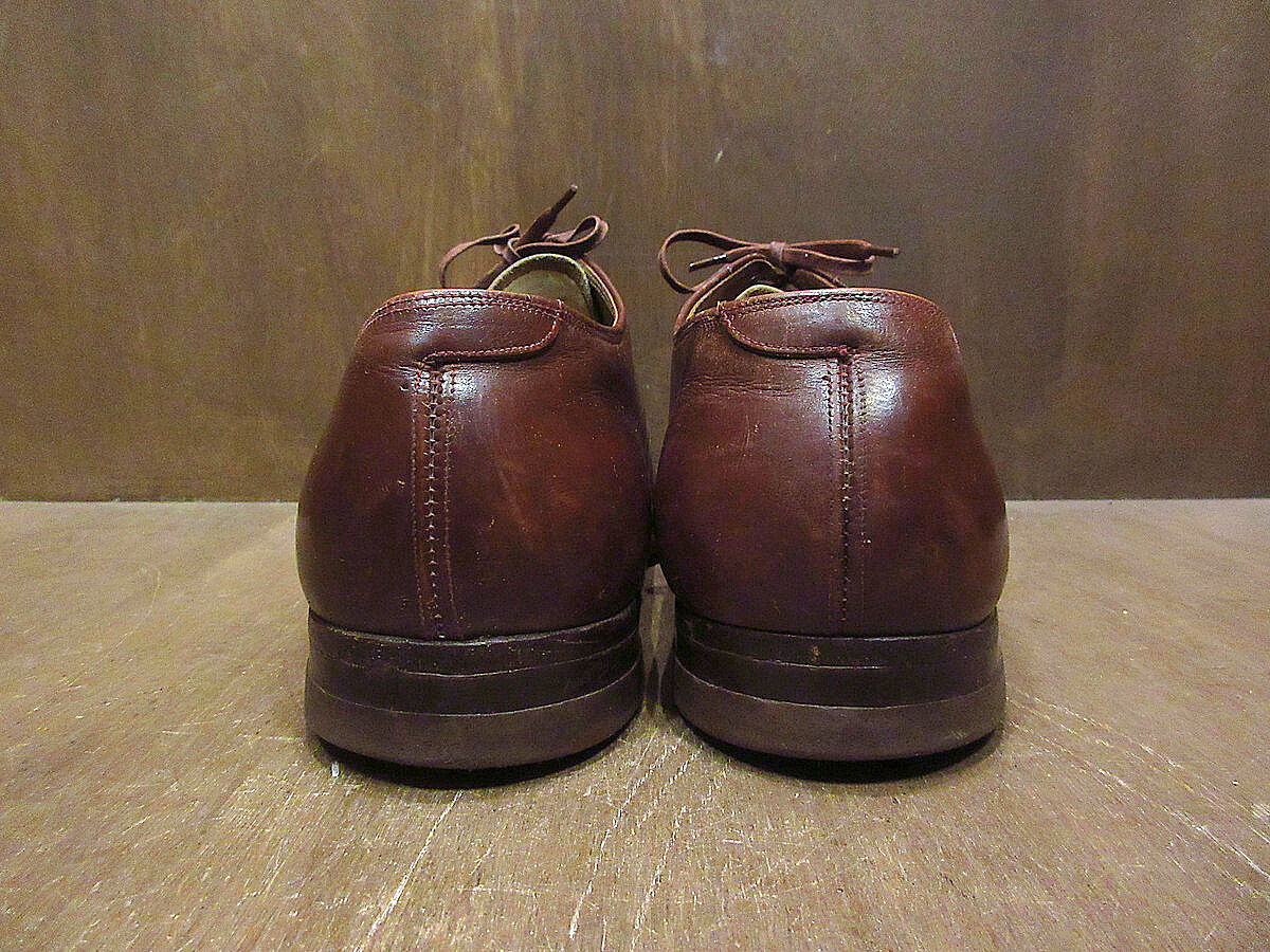 ビンテージ40's50's○U.S.NAVYサービスシューズ茶size 10 EE○22020