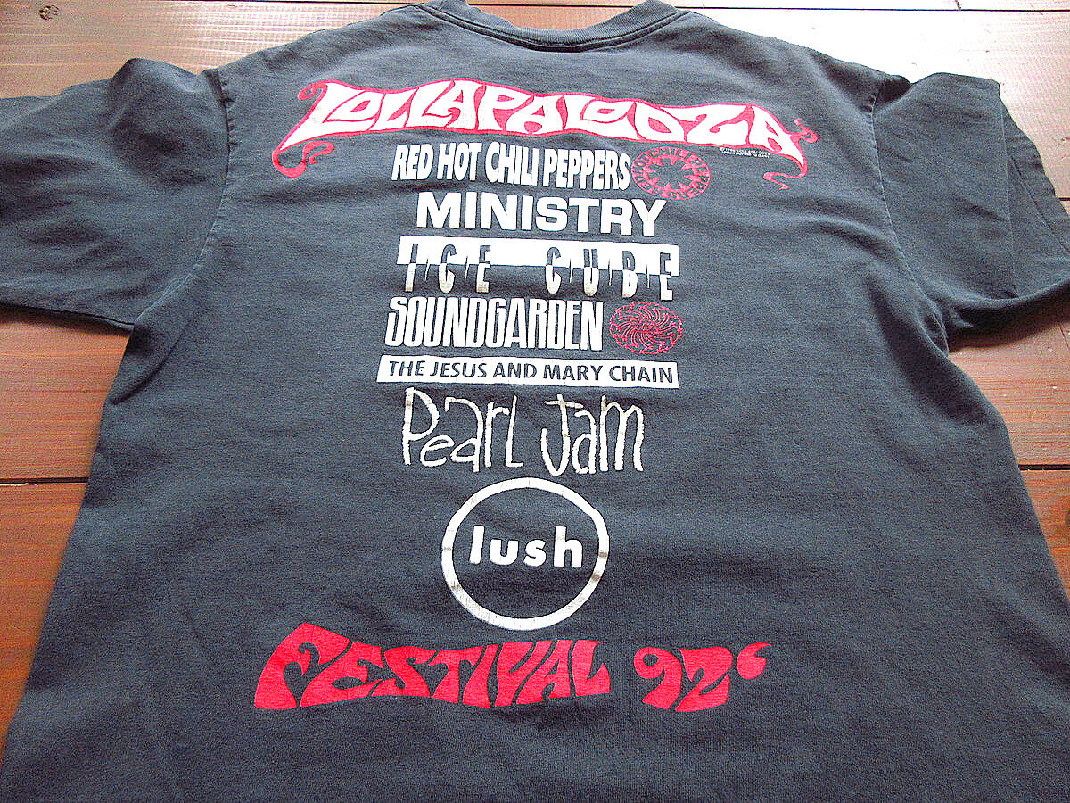 LOLLAPALOOZ 92年 ANVIL製 92 USA製 [LOLLAPALOOZA] レッチリ ジザメリ パール・ジャム