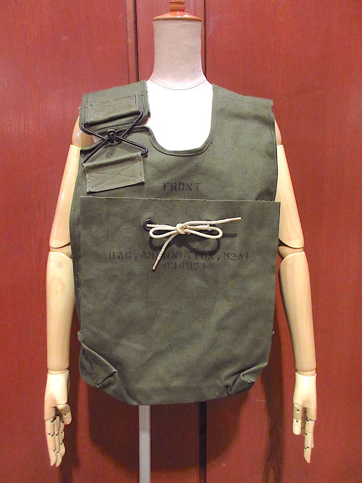 ビンテージ40's○U.S.ARMY M2アムニッションバッグ○211114r7-bag-ot