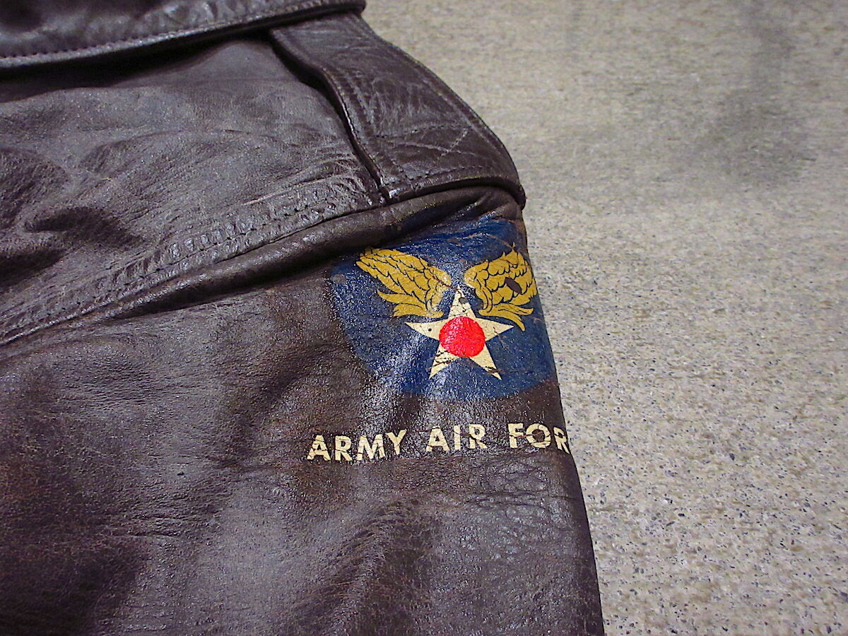 ビンテージ40's○USAAF A-2フライトジャケット茶size 40