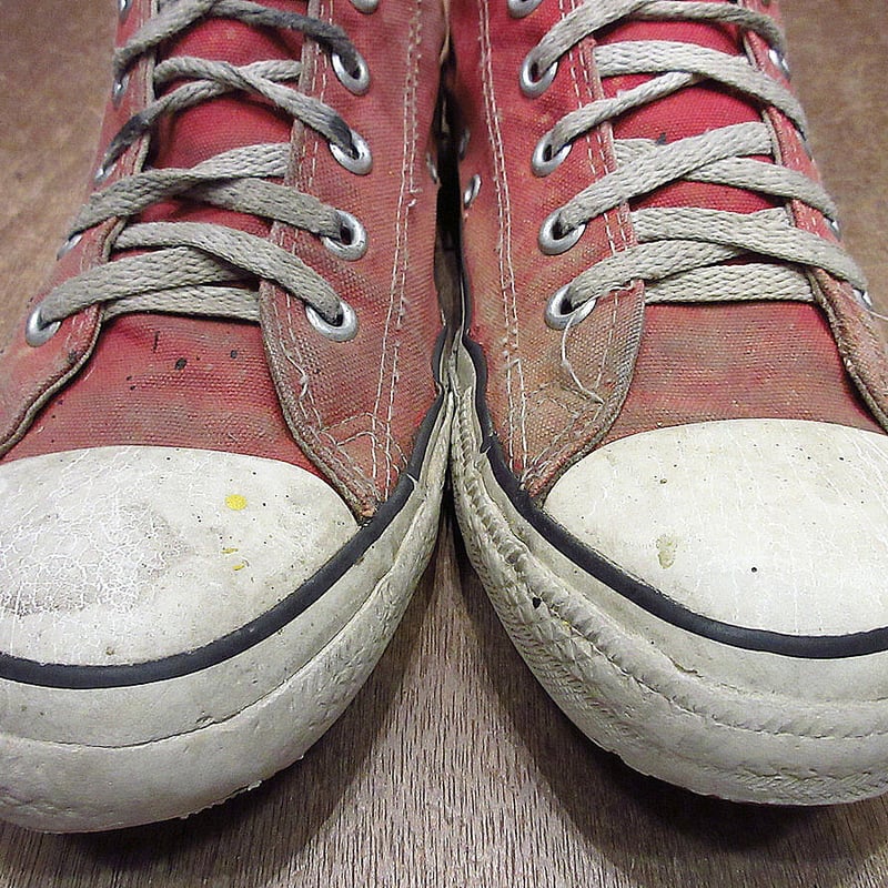 ビンテージ90's○CONVERSEオールスターHI赤size 9○230924i2-m-sn