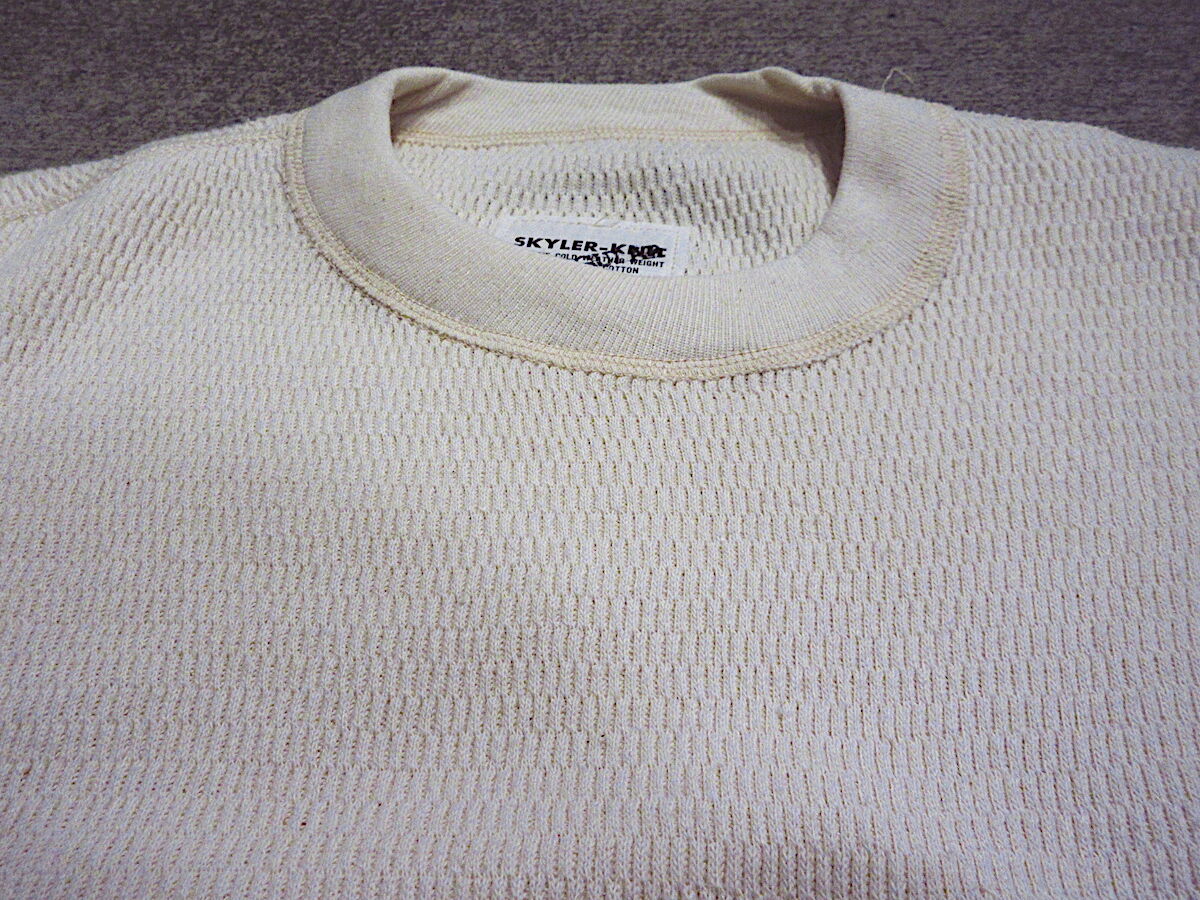 ビンテージ80's○DEADSTOCK SKYLER-KNITコットンサーマルsize M A ビンテージ80's○DEADSTOCK SKYLER-KNITコットンサーマルsize M A
