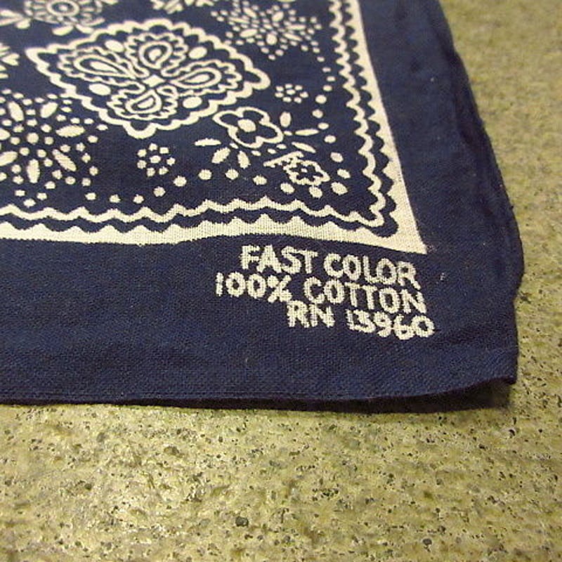 タ*ウ様 RN13960 クッキー柄バンダナブラック