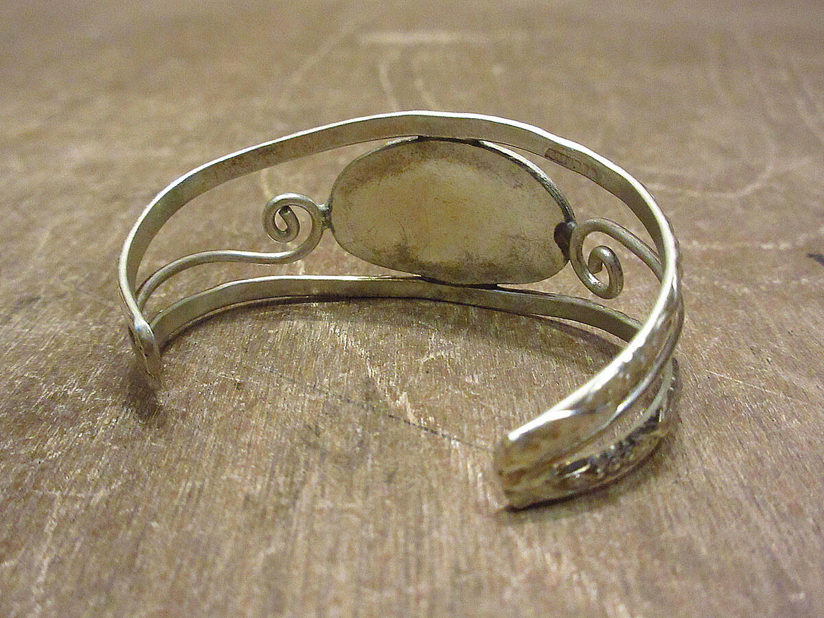 ヴィンテージ メキシカンバングル インレイ シェル 象嵌細工 MEXICO製 VINTAGE Mexican Jewelry (ヴィンテージ メキシカン ジュエリー