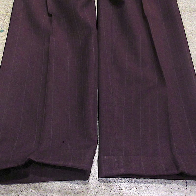 ビンテージ40's○Clipper Craftストライプダブルスーツツーピース