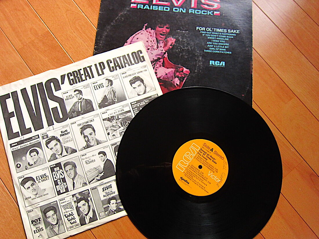 【奇跡の未開封】 Elvis Plesley レコード ELVIS PRESLEY○RAISED ON ROCK/FOR OL' TIMES SAKE