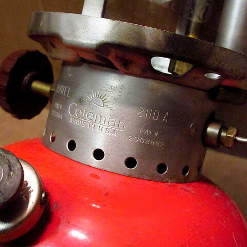 ビンテージ50's○Coleman 200Aイエローボーダー 点火確認済み