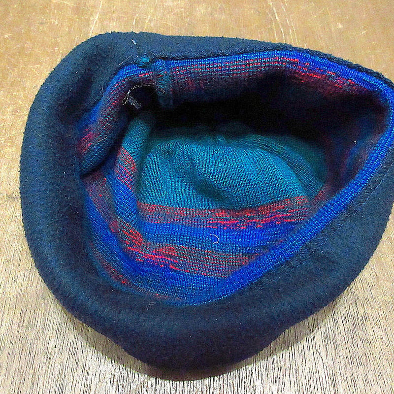 ビンテージ90's○Patagoniaキッズ サンダーバード総柄ニット帽