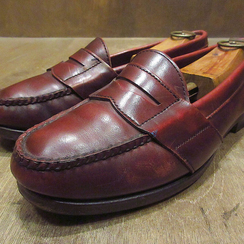 ビンテージ○NORDSTROMペニーローファーバーガンディsize 7D○230201i2 