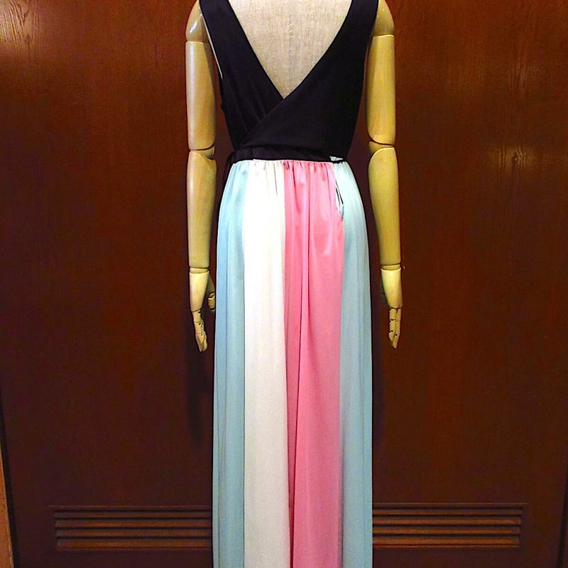 bibiy ノースリーブワンピース ビンテージ~60's○Vanity Fair切り替えノースリーブワンピースsize 36