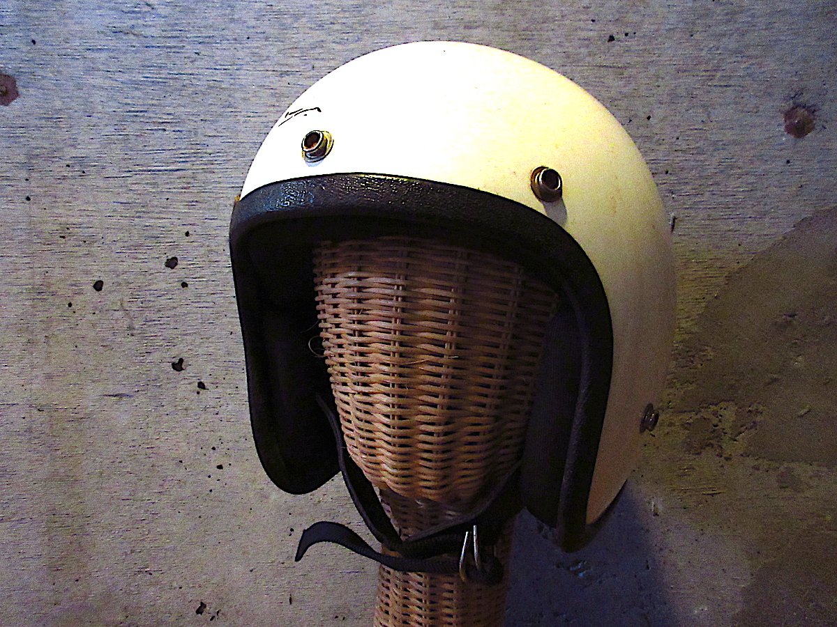 ビンテージ60's○ASC FURY300ジェットヘルメット白○260117j1-hlmt雑貨