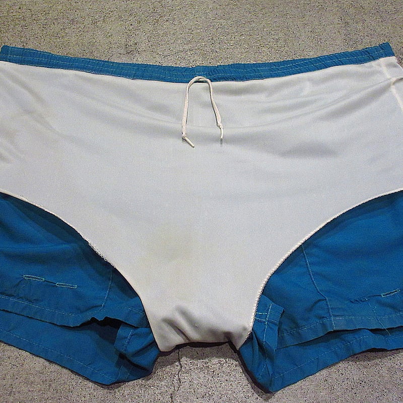 ビンテージ80's90's○Patagoniaバギーズショーツ青緑size L○240822i