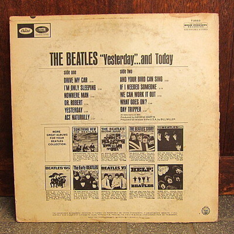 THE BEATLES○Yesterday And Today Capitol Records