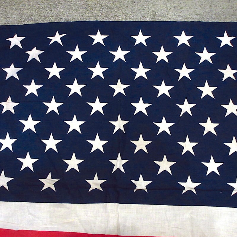 ビンテージ60's70's○50星アメリカ星条旗size 約82cm×役144cm ビンテージ60's70's○50星アメリカ星条旗size 約82cm×役144cm