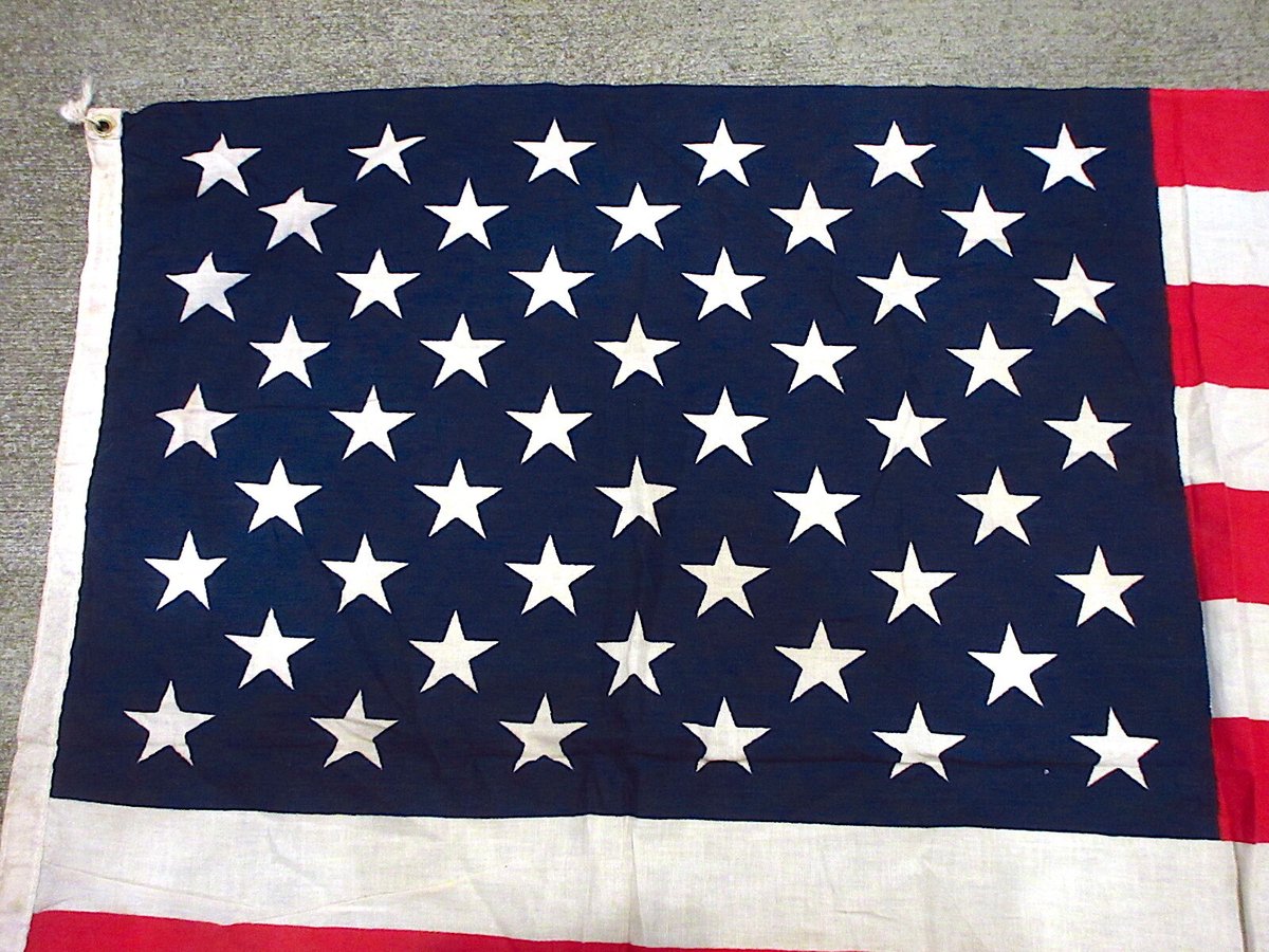 ビンテージ60's70's○50星アメリカ星条旗size 約82cm×役144cm○23042