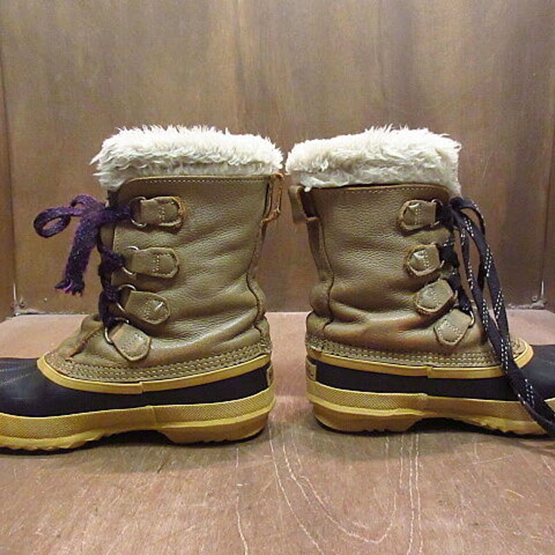 ビンテージ○SOREL MANITOUスノーブーツ8○210112n7-m-bt-26cm ソ