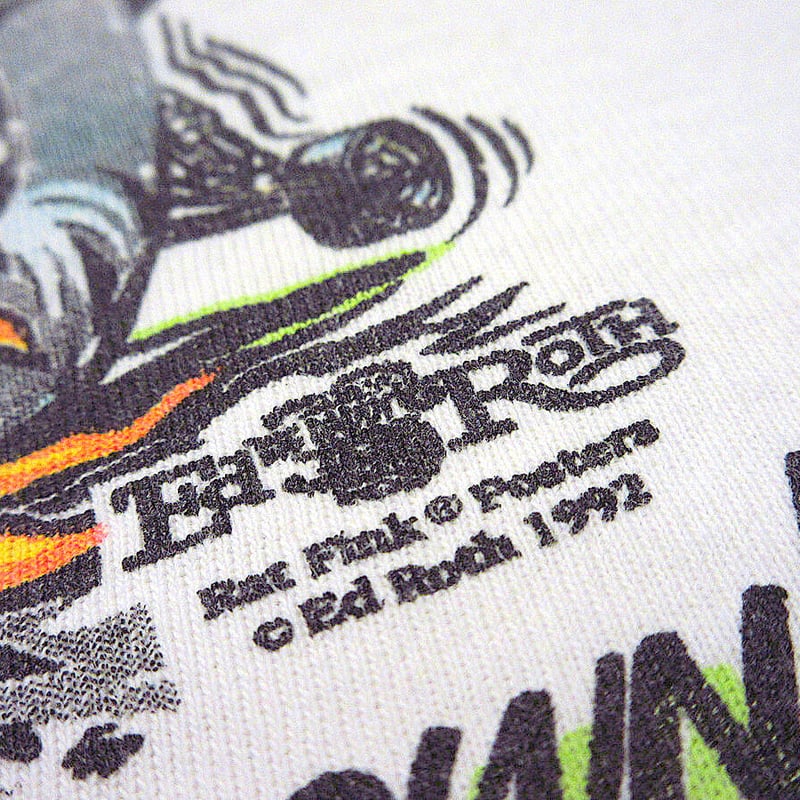 ビンテージ90's○RAT FINK BAD BOYS DRIVE BAD TOYS Tシャツ