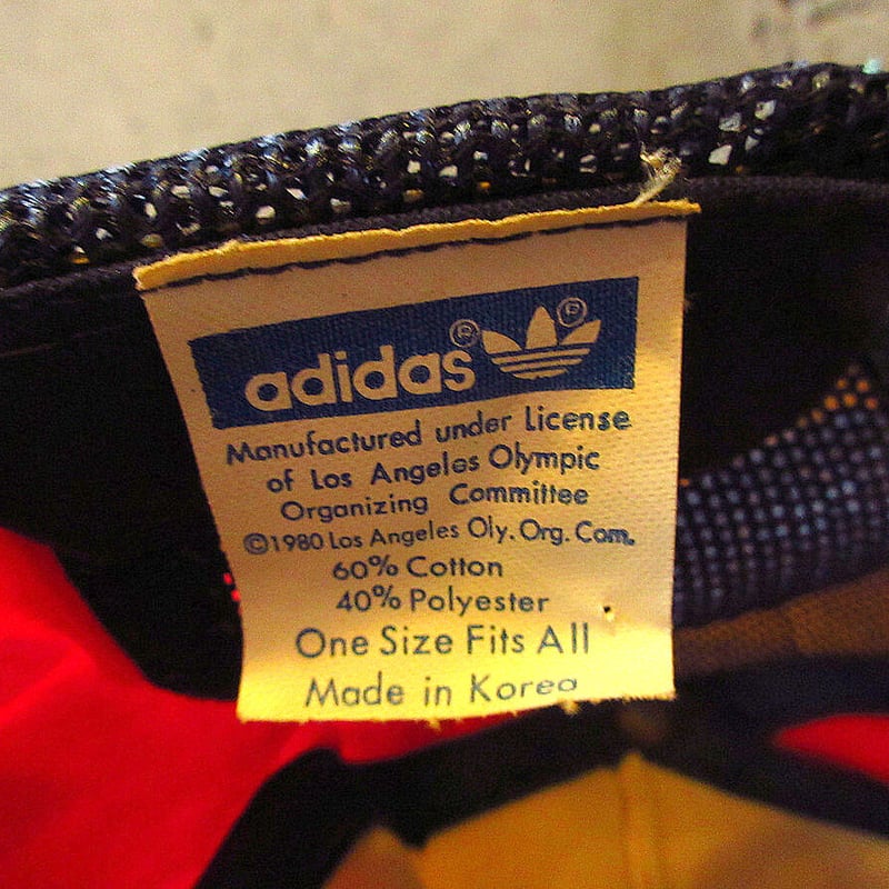 ビンテージ90's○adidasロサンゼルスオリンピック1984スナップバック