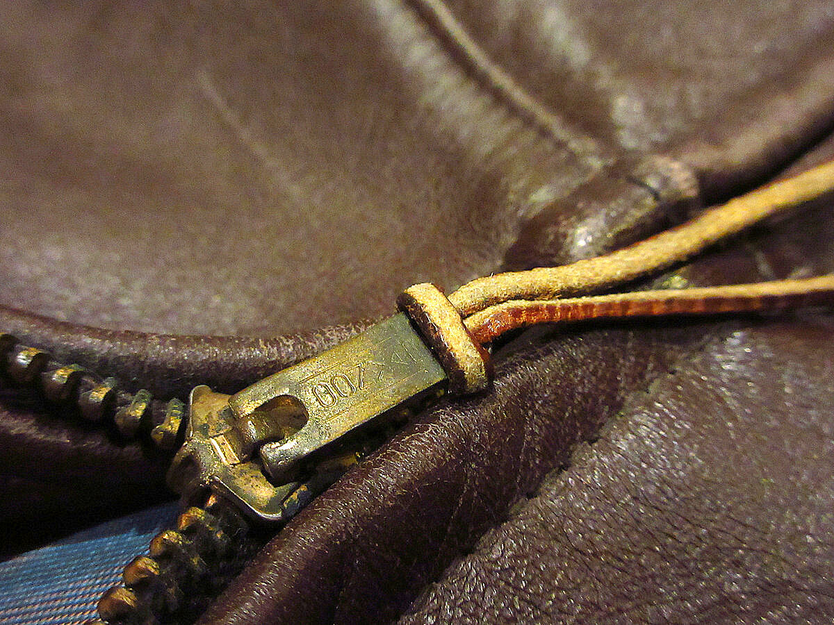 ビンテージ50's○Rich-Sherホースハイドカーコート茶○211025k5-m-jk-l