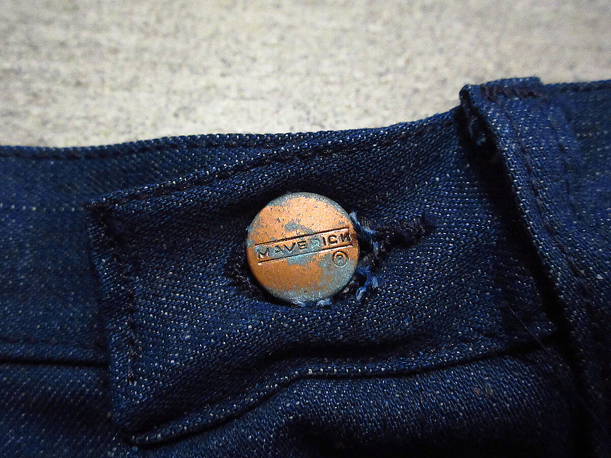 ビンテージ70's○DEADSTOCK MAVERICKデニムフレアパンツ表記W29 ビンテージ70's○DEADSTOCK MAVERICKデニムフレアパンツ表記W29
