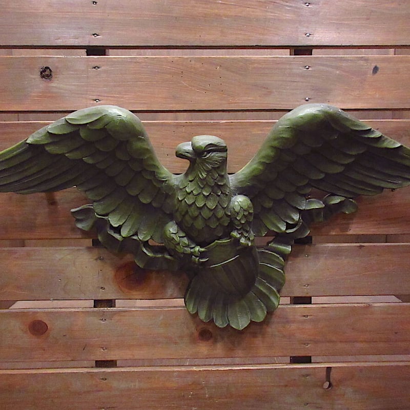 激レア 特大 94cm イーグル 鷲 レリーフ 壁掛け ビンテージ デコトラに