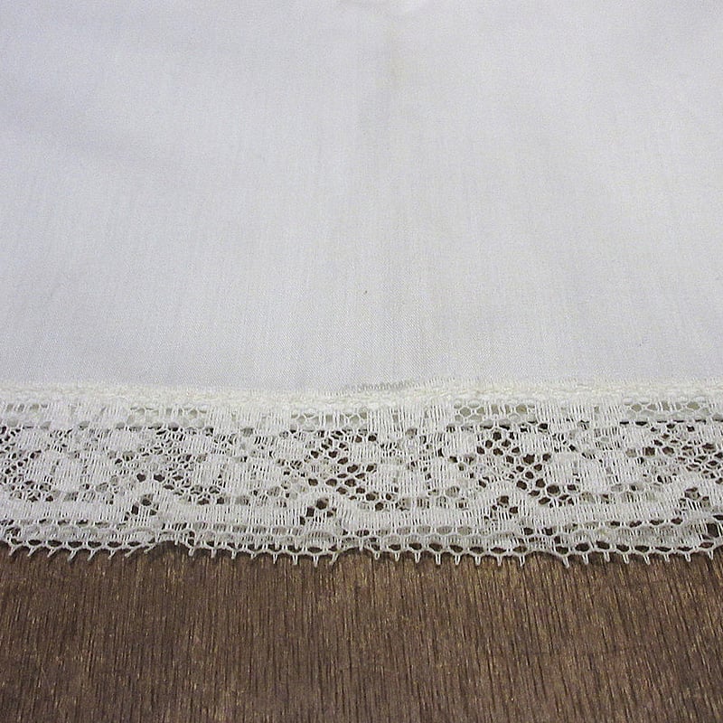 ビンテージ~70's○Her Majestyレース付きスリップ白size 14○241027i