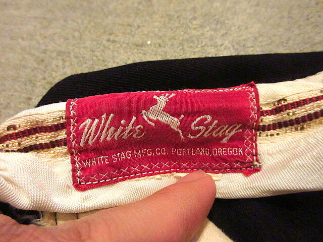 ビンテージ40's50's○White Stagレディーススキーパンツ黒W68cm○20103