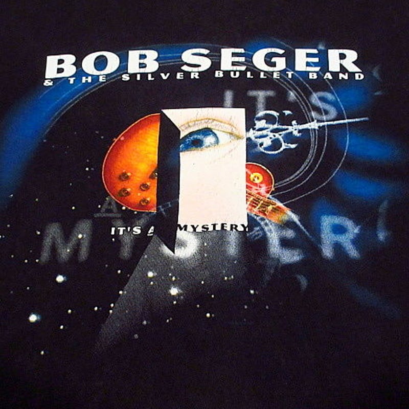 ビンテージ90's○BOB SEGER It's a Mystery ツアーTシャツ黒 Siz