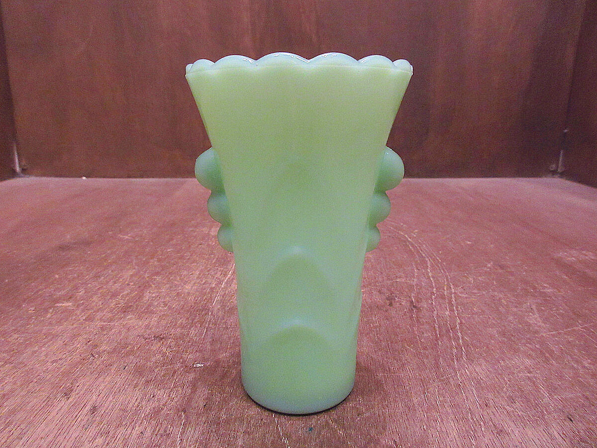 骨董　プレスガラス　人気　ファイアーキング　ジェダイ　フラワーベース 骨董 プレスガラス 人気 ファイアーキング ジェダイ フラワーベース