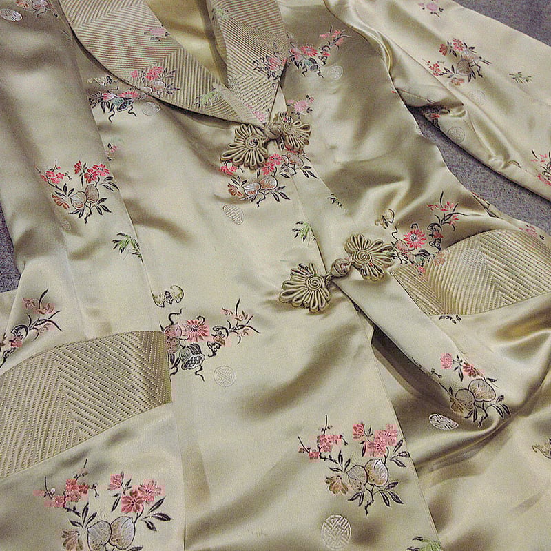 専用　Sunny Vintage ミントグリーンサテン 花柄刺繍 チャイナガウン 181350394.jpg?cmsp_timestamp=