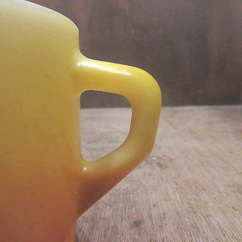 ビンテージ○Fire Kingリブドボトムスタッキングマグ○260204z3-frk