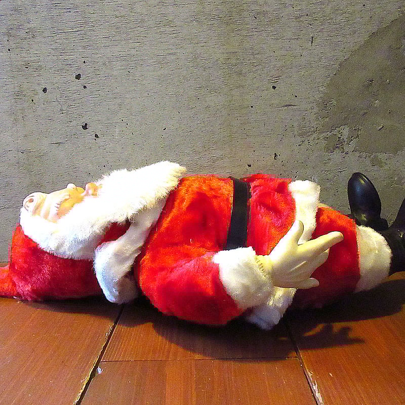 ビンテージ50's○ラバーフェイスサンタクロースラージサイズドール