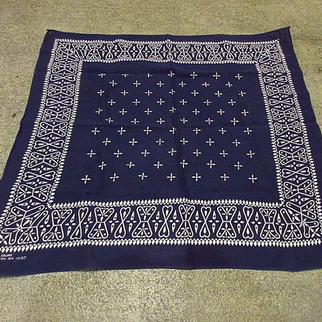 小物 MADE IN USA crosspattern Vintagebandanna クロス柄 | STORES