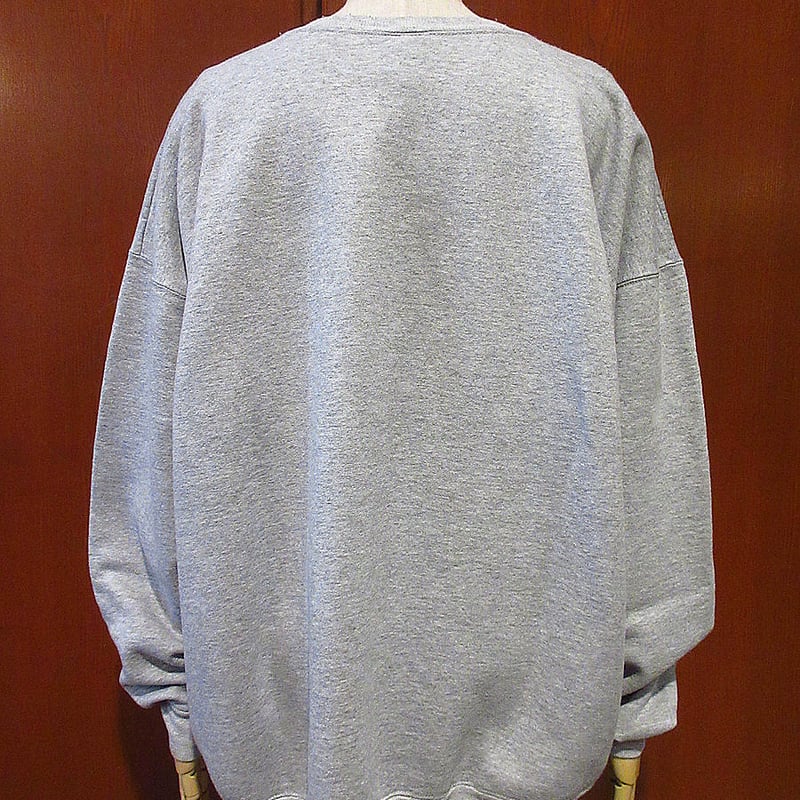 ビンテージ90's○Champion WEST POINT刺繍入りスウェット霜降りグレー