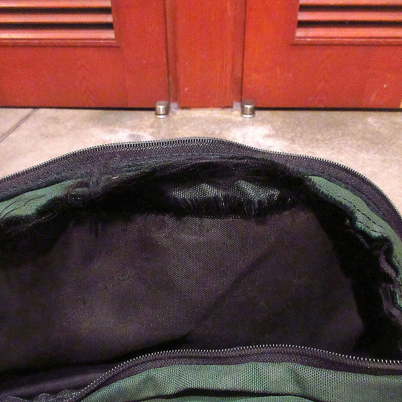 MADE IN U.S.A. EASTPAKボトムレザーバックパック深緑○210613f9-b